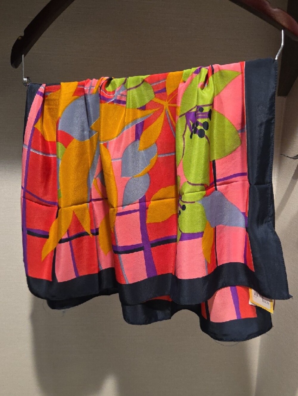 Raj, Women’s Bright Floral Scarf - Picture 2 of 4